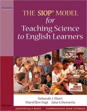 Book SIOP Model for Teaching Science to English Learners, The free