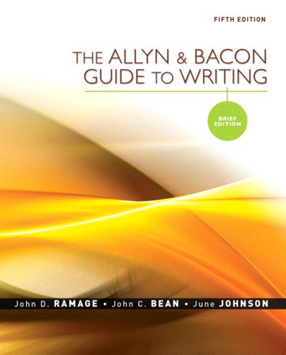 Book Allyn & Bacon Guide to Writing: Brief Edition Value Package (includes MyCompLab NEW with E-Book Student Access ) free