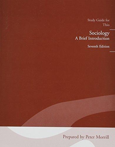 Book Sociology: A Brief Introduction with Study Guide (7th Edition) free