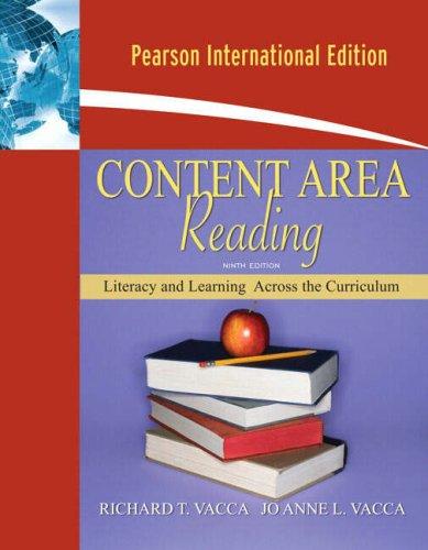 Book Content Area Reading: Literacy And Learning Across The Curriculum free
