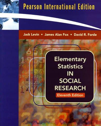Book Elementary Statistics In Social Research: Essentials (international Edition) free