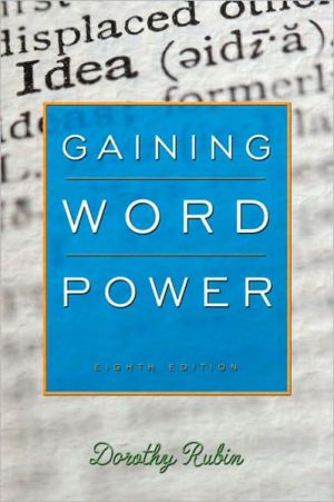 Book Gaining Word Power (8th Edition) free
