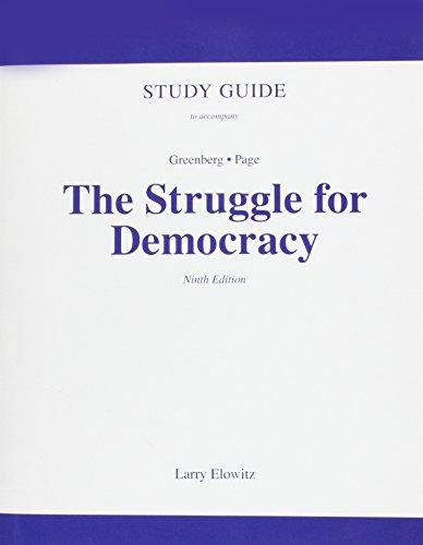 Book Study Guide for The Struggle for Democracy free