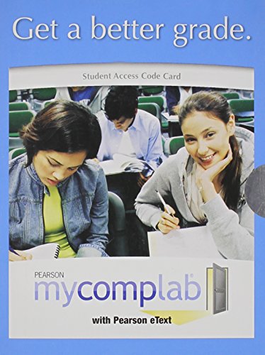 Book MyCompLab with Pearson eText -- Valuepack Access Card free