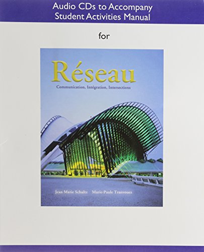 Book Audio CDs for the Student Activities Manual for Reseau: Communication, Integration, Intersections free