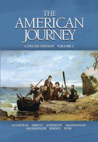 Book American Journey, Concise Edition, Volume 1 Value Package (includes MyHistoryLab Student Access  for US History, 2-semester) free