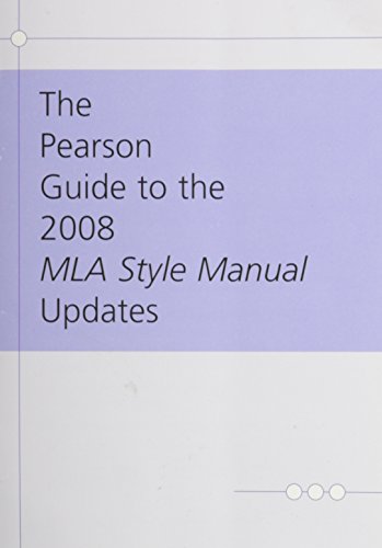 Book Pearson Guide to the 2008 MLA Updates free