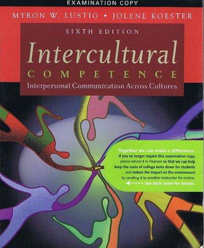 Book Intercultural Competence. Interpersonal Communication Across Cultures free