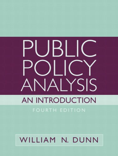Book Public Policy Analysis: An Introduction free