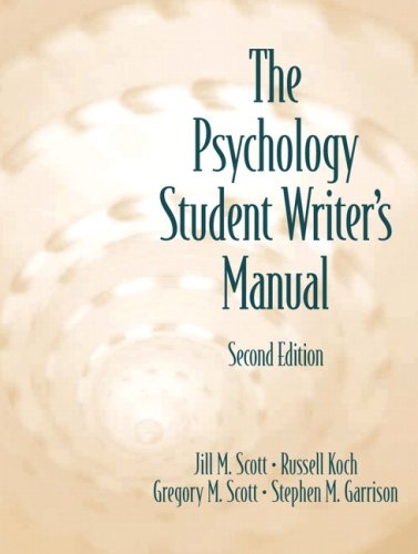 Book Psychology Student Writer's Manual Value Pack (includes Study Guide For Understanding Psychology  & Understanding Psychology, Mylab Edition ) free