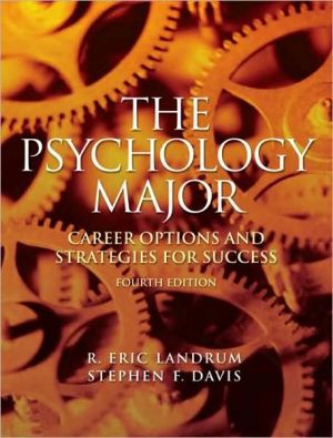 Book The Psychology Major: Career Options and Strategies for Success free