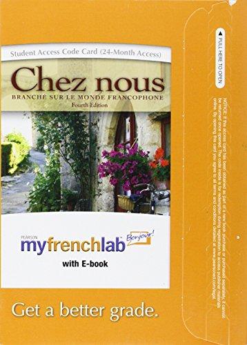 Book Chez Nous MyFrenchLab Access Code Card: With E-Book (French Edition) free