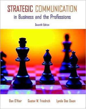 Book Strategic Communication in Business and the Professions free