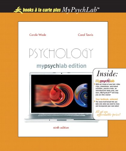 Book Psychology, Mylab Edition, Books A La Carte Plus Mypsychlab Pegasus (9th Edition) free