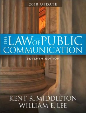 Book Law of Public Communication-Annual Update 2010 (7th Edition) free
