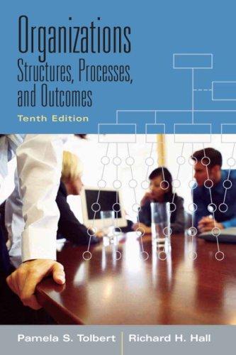 Book Organizations: Structures, Processes And Outcomes- (Value Pack w/MySearchLab) (10th Edition) free