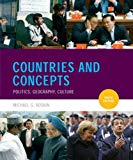 Book Countries and Concepts: Politics, Geography, Culture + Mysearchlab free