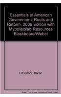 Book Essentials of American Government Roots and Reform, 2009 Edition + Mypoliscilab Resources Blackboard/Webct free