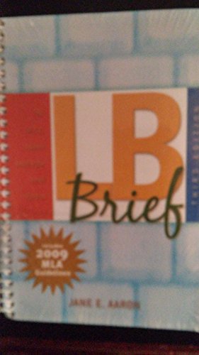 Book Little Brown Brief Mla Update Editn&mcl Pkg free