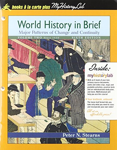 Book World History In Brief, Volume Ii, Books A La Carte Plus Myhistorylab Coursecompass (6th Edition) free