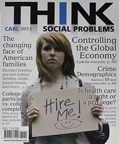 Book Think Social Problems + Mysearchlab free