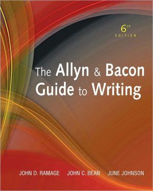 Book The Allyn & Bacon Guide to Writing (6th Edition) free