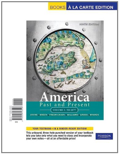 Book America Past and Present: Books a La Carte Edition free