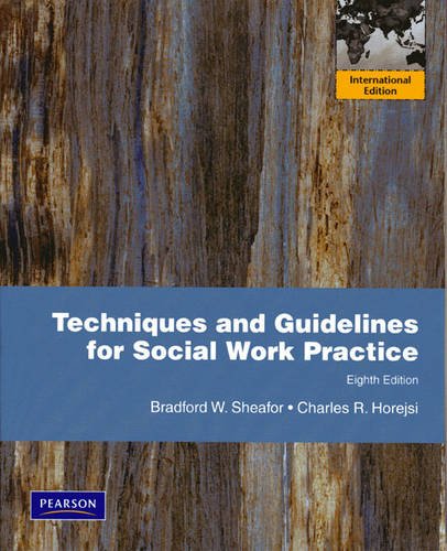 Book Techniques And Guidelines For Social Work Practice free
