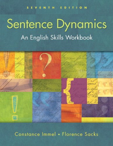 Book Sentence Dynamics (with MyWritingLab Student Access Code Card) (7th Edition) free