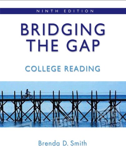 Book Bridging the Gap, College Reading + Myreadinglab Student Access Code Card free