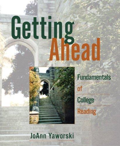 Book Getting Ahead: Fundamentals of College Reading (with MyReadingLab Student Access Code Card) free