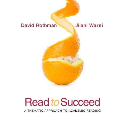 Book Read to Succeed: Thematic Approach to Academic Reading free