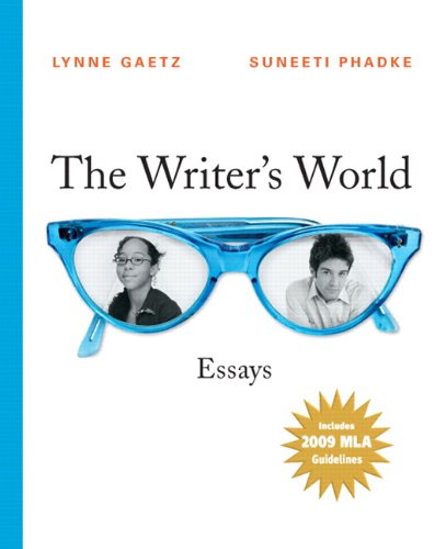 Book The Writer's World: Essays, 2009 MLA Update Edition (with MyWritingLab Student Access Code Card) free