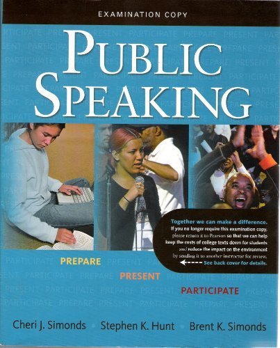 Book Public Speaking: Prepare, Present, Participate - Examination Copy free