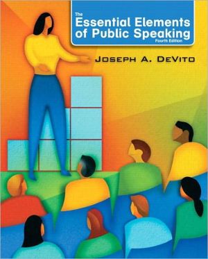 Book The Essential Elements of Public Speaking (4th Edition) free