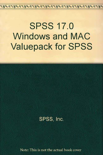 Book SPSS 17.0 Windows and MAC Valuepack for SPSS free