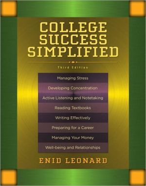 Book College Success Simplified (3rd Edition) free