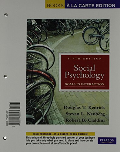 Book Social Psychology, Books A La Carte Plus Mypsychlab (5th Edition) free