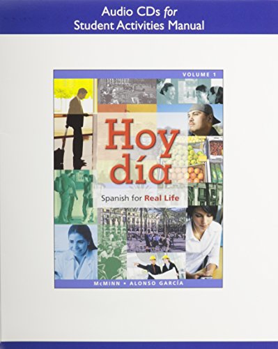 Book Audio CDs for Student Activities Manual for Hoy dia: Spanish for Real Life, Volume 1 free