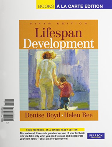 Book Lifespan Development (Books a la Carte) free