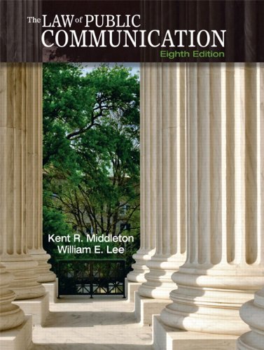 Book Law of Public Communication free