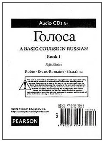 Book Text Audio CDs for Golosa: A Basic Course in Russian, Book One free