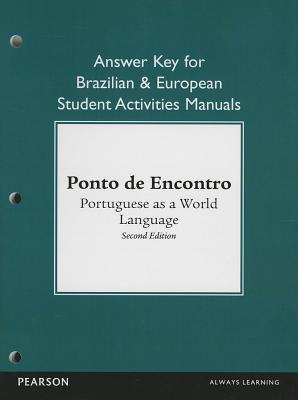 Book Brazilian and European Student Activities Manual Answer Key for Ponto de Encontro: Portuguese as a World Language free