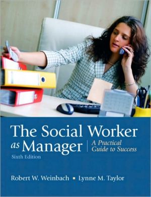 Book The Social Worker As Manager: A Practical Guide to Success free