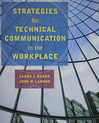 Book Strategies for Technical Communication in the Workplace with MyTechCommLab free