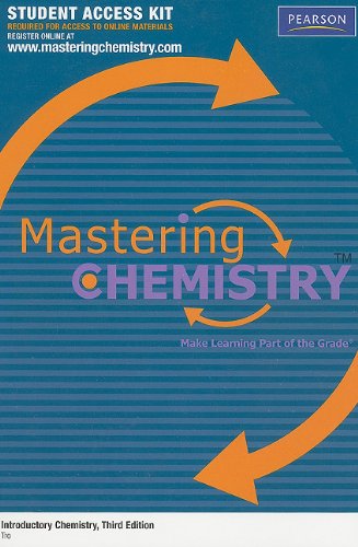 Book MasteringChemistry™ Student Access Kit for Introductory Chemistry (MasteringChemistry (Access Codes)) free