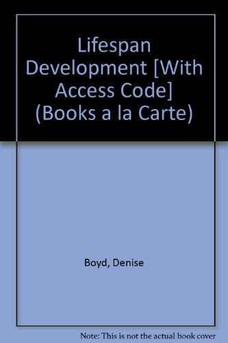 Book Lifespan Development + Mydevelopmentlab Pegasus: Books a La Carte free