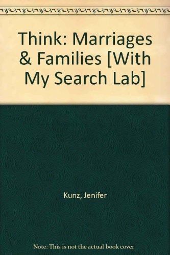 Book THINK Marriages and Families with MySearchLab free