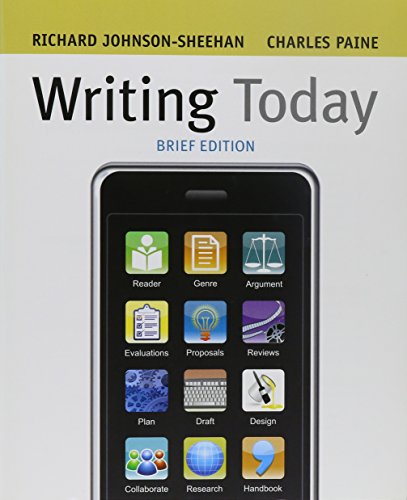 Book Writing Today, Brief Edition with MyCompLab and Pearson eText free