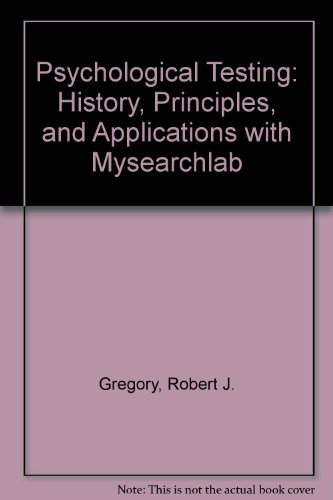 Book Psychological Testing: History, Principles, and Applications with MySearchLab (6th Edition) free